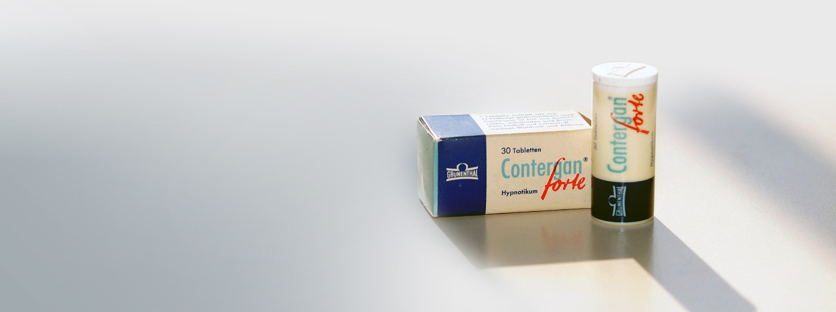 A package of the drug thalidomide Forte.